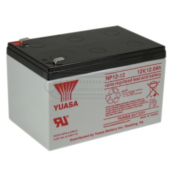 BaterÍa Plomo Agm Yuasa 12v 12ah Conectrol Sa Electrónica And Informática Madrid 6809