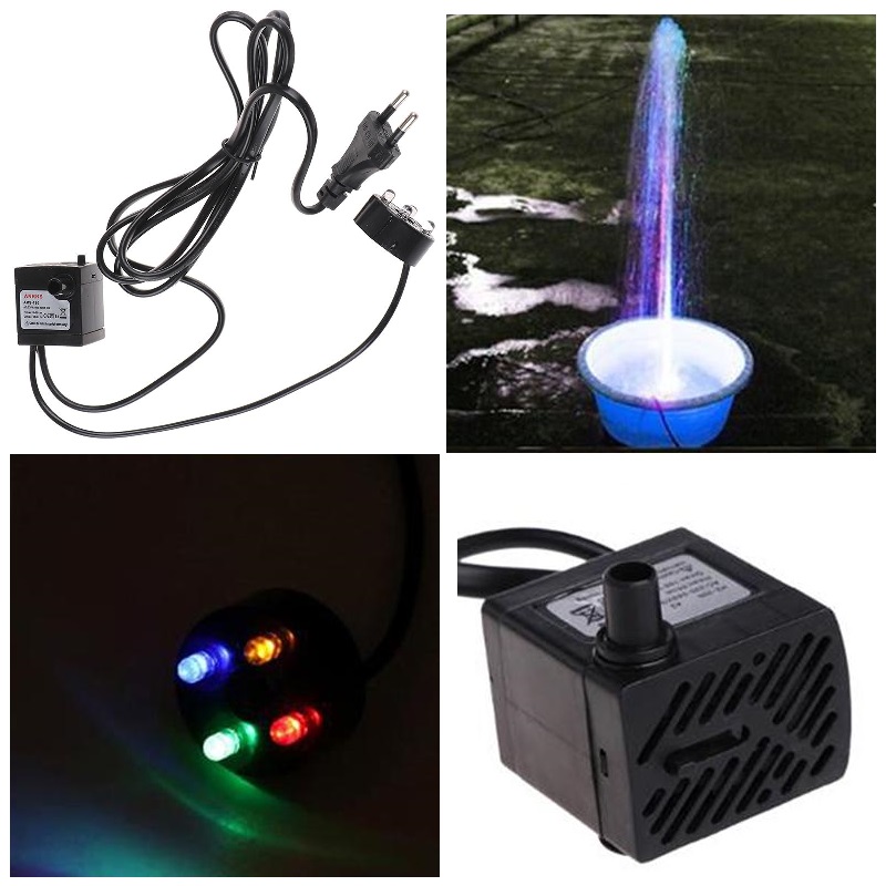 BOMBA SUMERGIBLE AGUA 220V 180L /H. CON LED´S - Conectrol, S.A.