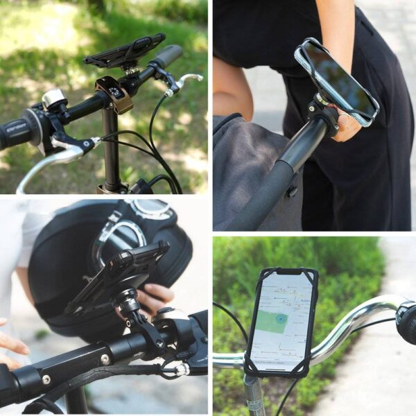 SOPORTE MOVIL 4"-6" PARA MANILLAR BICI UNIVERSAL - Imagen 4