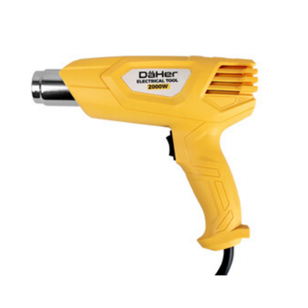 PISTOLA AIRE CALIENTE DAHER 2000W 350ºC/600ºC 230V CABLE 2M