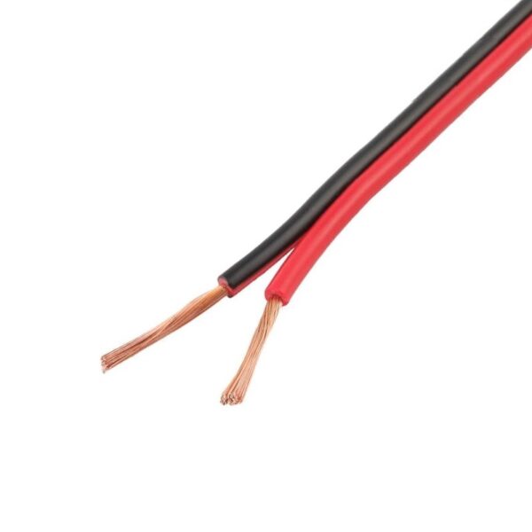 CABLE PARALELO 2x2.5mm² ROJO-NEGRO (METRO)