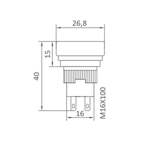 PULSADOR PARO DE EMERGENCIA D-7609A IP55 - Imagen 4