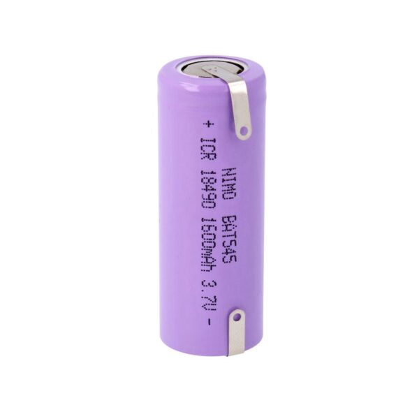 BATERÍA LI-ION 3.7V 1600mAh IRC 18500-18490 T. SOLDAR