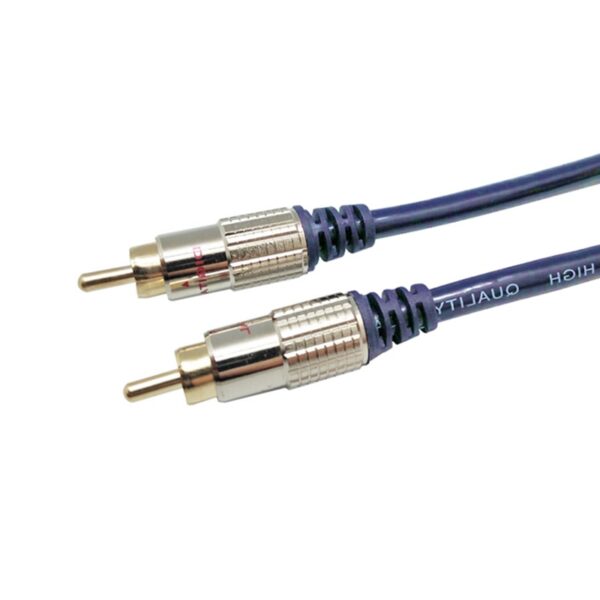 CABLE COAXIAL RCA MACHO - MACHO OFC AUDIO/VÍDEO 1.5M