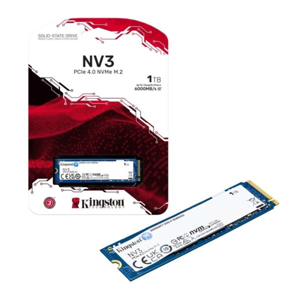 DISCO SSD M.2 PCIe 4.0 NVME 1TB KINGSTON NV3 2280