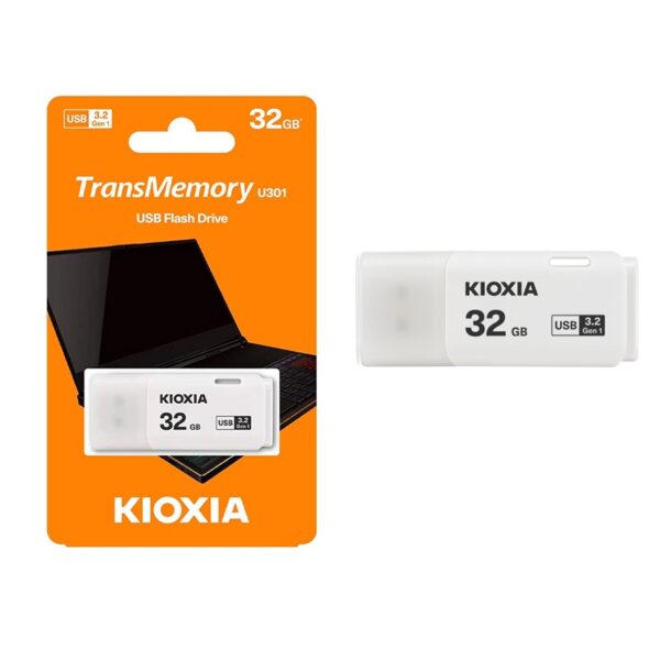 MEMORIA USB 3.2 32GB KIOXIA TRANSMEMORY U301 BLANCO