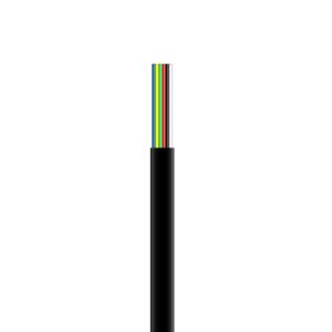 CABLE TELEFONICO PLANO 6 VIAS NEGRO
