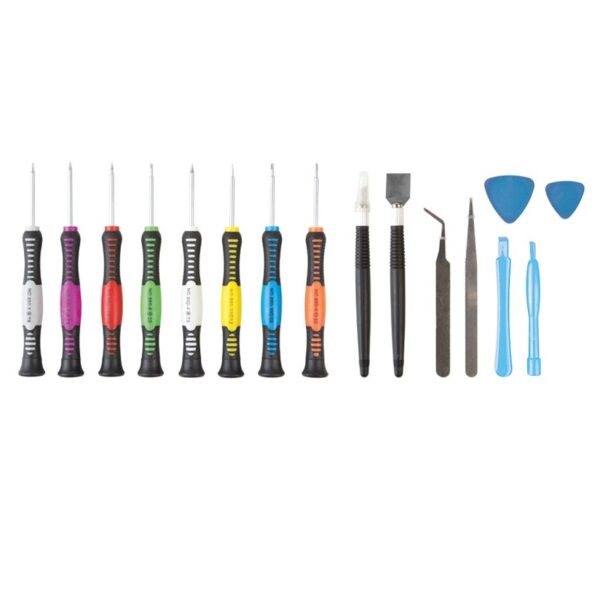 KIT HERRAMIENTAS 16 PIEZAS REPARACIÓN TELÉFONOS - Imagen 3
