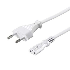 CABLE RED EUROPLUG A IEC C7 (TIPO OCHO) BLANCO 3M