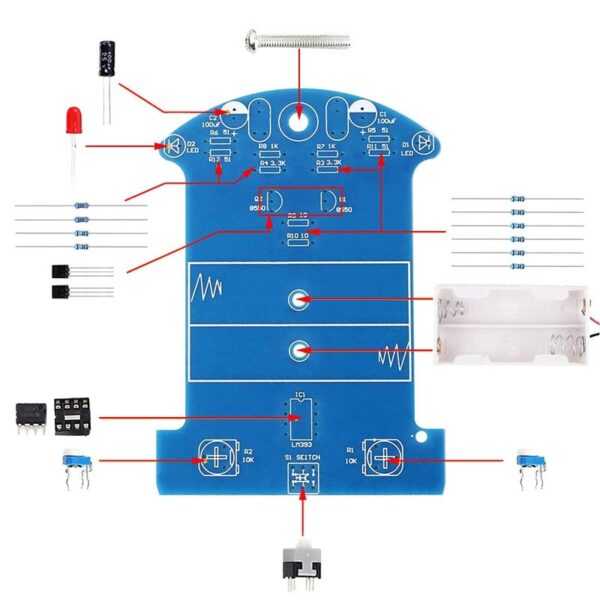 KIT ROBOT D2-1 SEGUIDOR DE LINEAS - Imagen 4