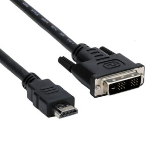 CABLE HDMI A DVI-D (18+1P) M-M, NEGRO, 1.8M
