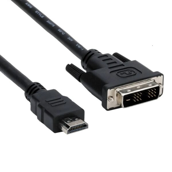CABLE HDMI A DVI-D (18+1P) M-M, NEGRO, 1.8M