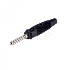 BANANA MACHO 4MM. NEGRA HIRSCHMANN BUELA 20K