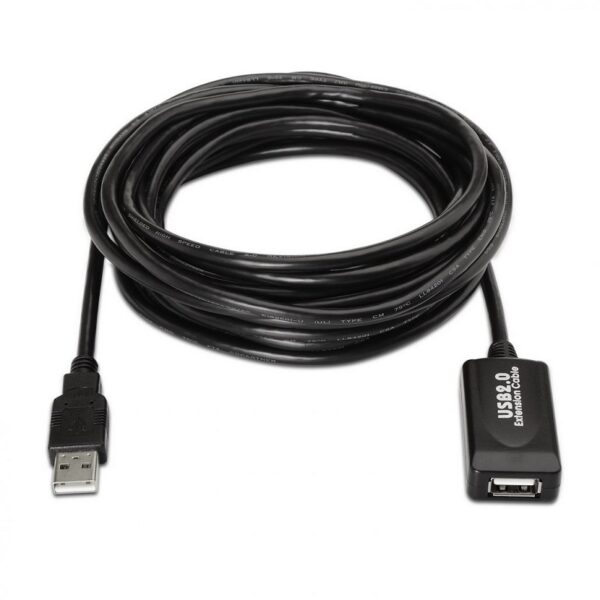 ALARGADOR USB 2.0 TIPO-A  M/H AMPLIFICADO AISENS NEGRO 10M - Imagen 3