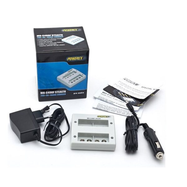 CARGADOR POWEREX MH-C490F 4 BATERÍAS 9V NiMH - Imagen 3