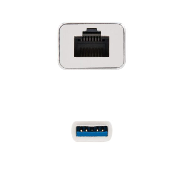 ADAPTADOR USB 3.0 A GIGABIT ETHERNET 10/100/1000 MBPS. NANOCABLE - Imagen 3
