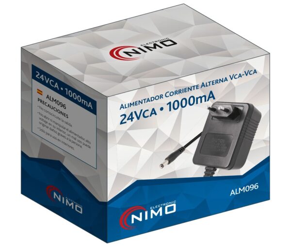 ALIMENTADOR ALTERNA NIMO 24VAC 1000MA 24W - Imagen 4
