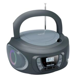 RADIO DIGITAL PORTÁTIL FM, CD, USB, MP3 FONESTAR GRIS