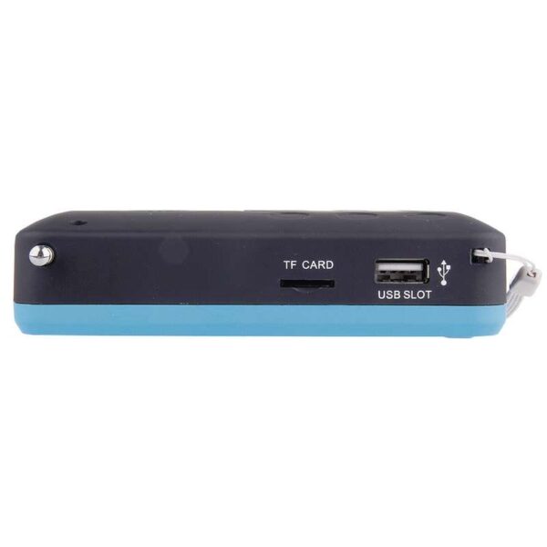 RADIO DIGITAL FM EMOS 1505W MP3 USB 5V AZUL - Imagen 3
