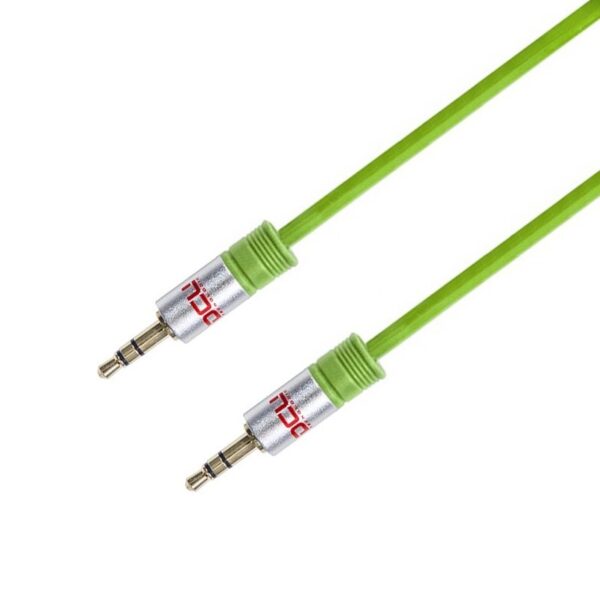 CABLE JACK 3.5 MACHO - MACHO ESTÉREO DCU VERDE 1.5M