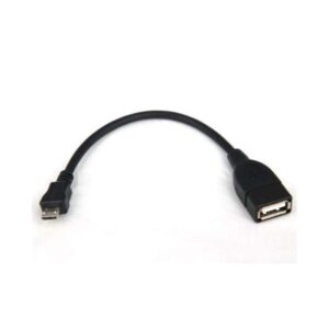 ADAPTADOR OTG USB MICRO-B /M 90º A USB A /H 15 CMS.
