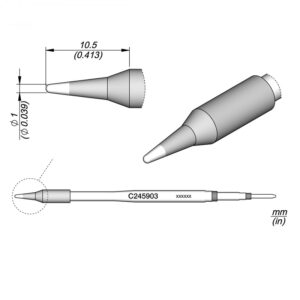 CARTUCHO CÓNICO JBC Ø0.1mm C245-903
