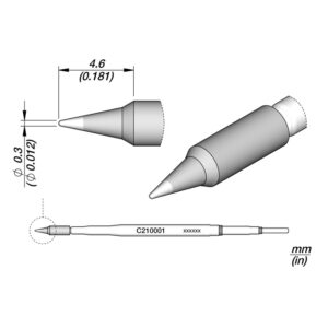 CARTUCHO CÓNICO JBC Ø0.3mm C210-001