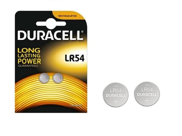 PILA DURACELL ALCALINA LR54 PACK 2U - Imagen 3