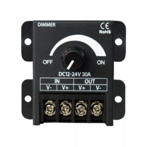 DIMMER REGULADOR LED  MONOCOLOR 12-24V 30A