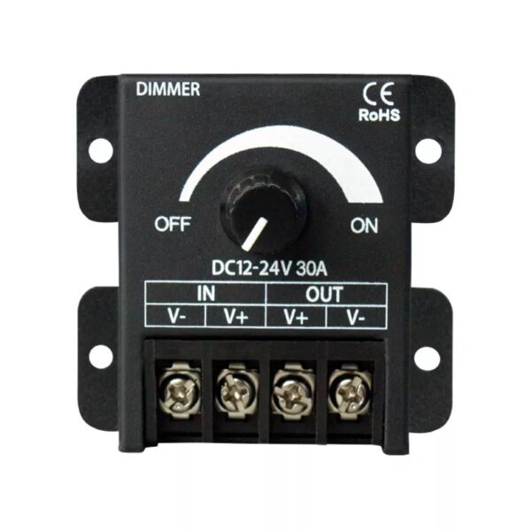 DIMMER REGULADOR LED  MONOCOLOR 12-24V 30A