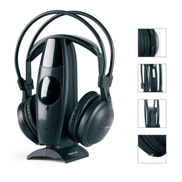 AURICULARES INALÁMBRICOS RF UHF FONESTAR FA-8060 NEGRO - Imagen 3