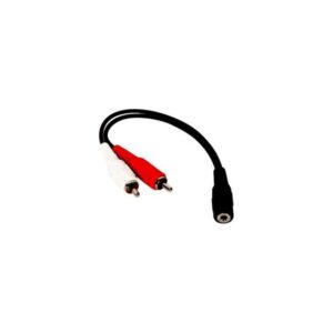 CABLE DE AUDIO JACK H A 2 RCA M 0.20MTS