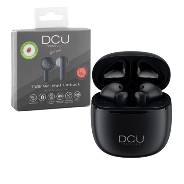 AURICULARES BLUETOOTH V5.1 MINI MATE DCU NEGRO