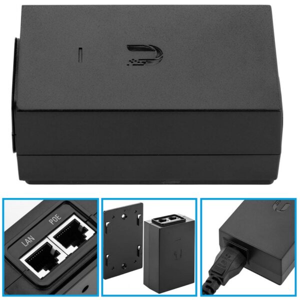 INYECTOR PoE GIGABIT 48VDC 24W 0.5A UBIQUITI - Imagen 3