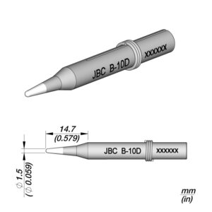 PUNTA SOLDADURA JBC B-10D Ø1.5MM
