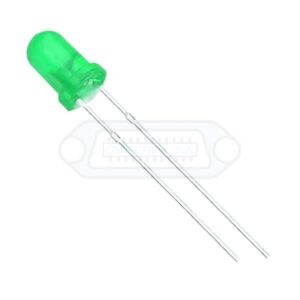 DIODO LED 5MM VERDE DIFUSO