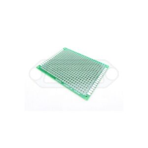 PLACA C.I. PERFORADA 2 CARAS VERDE 50X70MM FR4