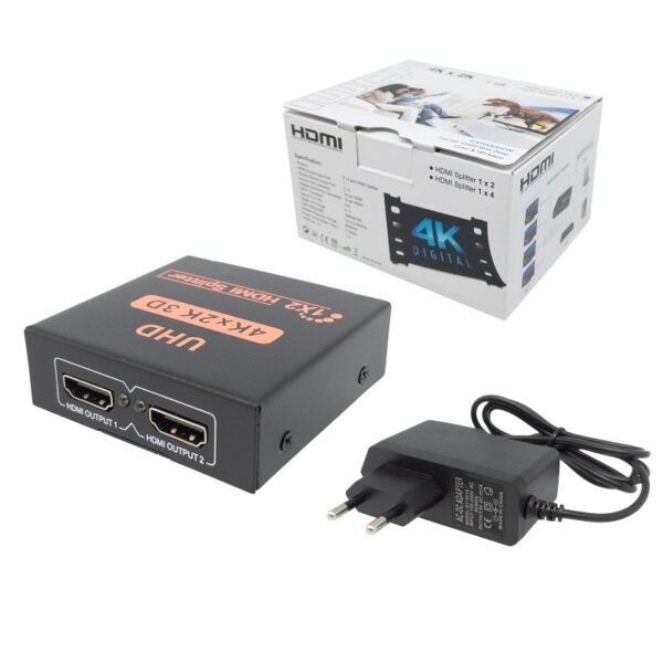 SPLITTER HDMI 1.4V 2 SALIDAS 2K&4K 3D - Imagen 3