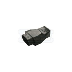 CONECTOR EUROPLUG HEMBRA Ø4MM. 10A NEGRO