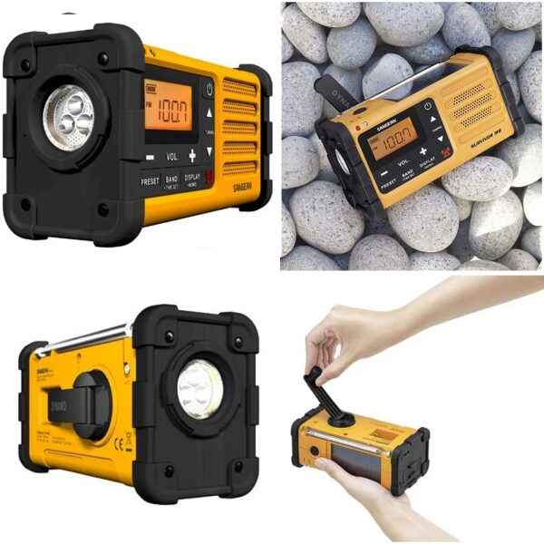 RADIO DIGITAL DE EMERGENCIA DAB+/FM MMR-88 RECARGABLE - Imagen 3