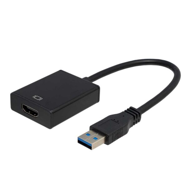 CABLE ADAPTADOR USB 3.0 A HDMI 1080P HEMBRA 0.15M