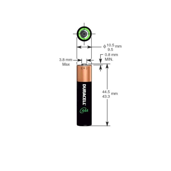 BATERÍAS DURACELL AAA HR03 RECARGABLE 1.2V 900MAH PACK 4U - Imagen 3