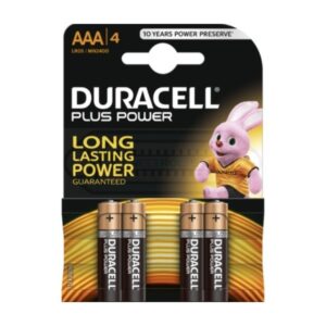 PILA DURACELL AAA LR03 PLUS POWER PACK 4U
