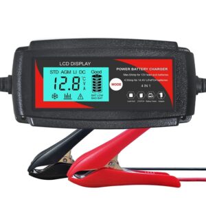 CARGADOR BATERIAS GEL, AGM, LIFEP04, PB 12V 6A AUTOMATICO