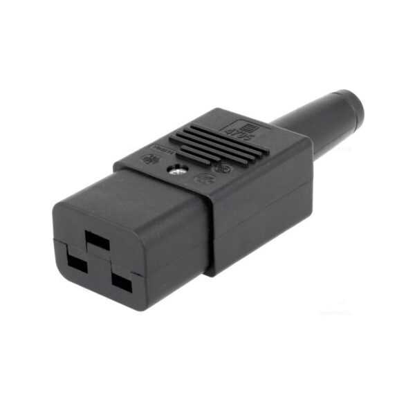 CONECTOR IEC 60320 C19 SHURTER HEMBRA AEREA 20A