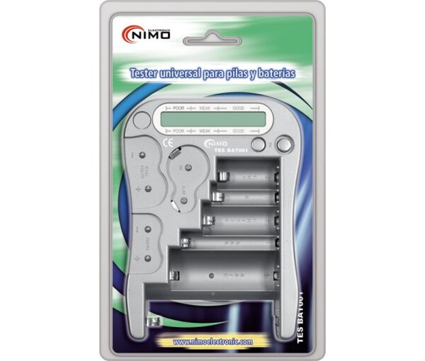 TESTER UNIVERSAL DIGITAL DE PILAS Y BATERÍAS - Imagen 3