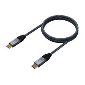 CABLE USB-C 3.2 GEN2 M-M 20GBPS 5A 100W AISENS GRIS 1M