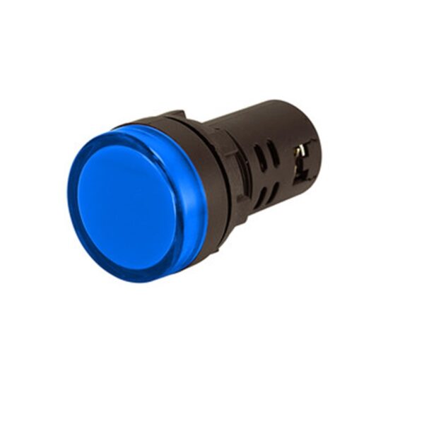 PILOTO LED ALTO BRILLO 230V AC T-22M AZUL