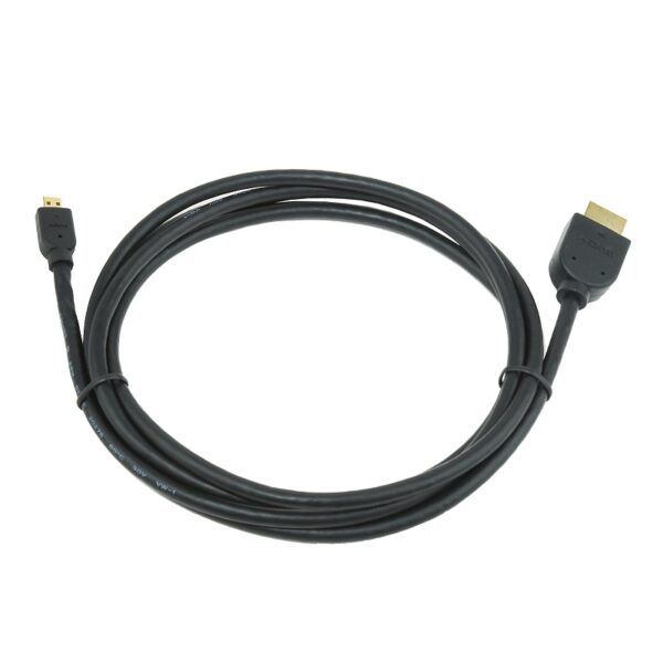 CABLE HDMI V1.4 MACHO -  MICRO HDMI MACHO NEGRO 1.8m - Imagen 3