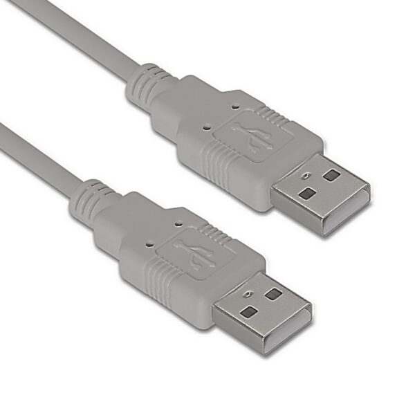 CABLE USB 2.0 TIPO-A MACHO-MACHO 5 METROS